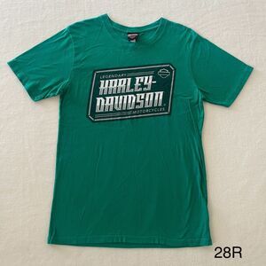 Harley Davidson Texas Green T Shirt Sz‎ M 100% Comb Ring Spun Cotton Made In USA